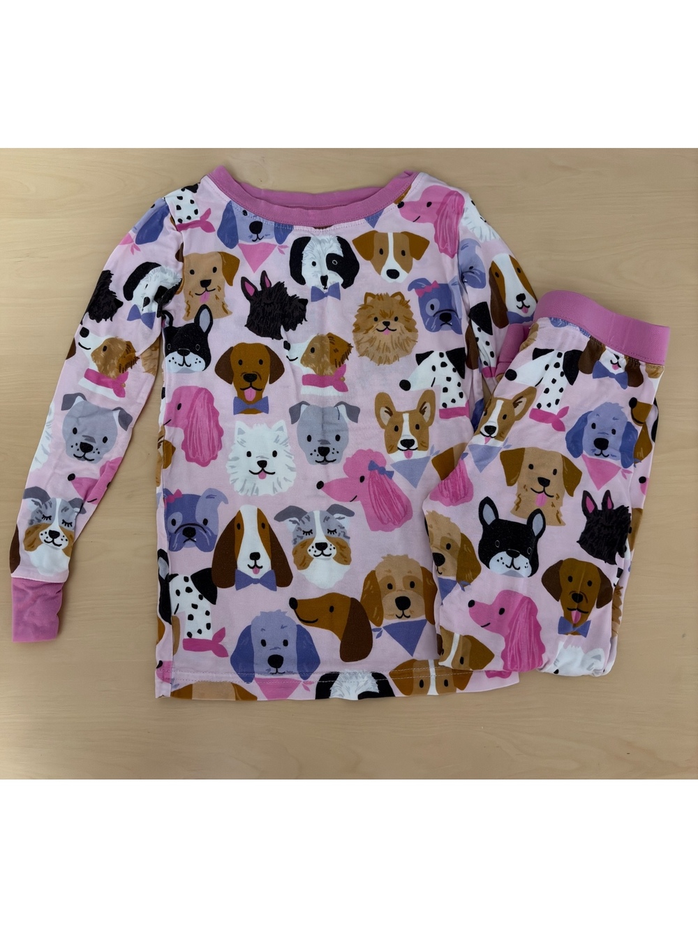 Little Sleepies Pink Puppy Parade 2 Piece PJs